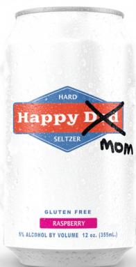 Happy Mom - Raspberry Seltzer (12 pack 12oz cans) (12 pack 12oz cans)